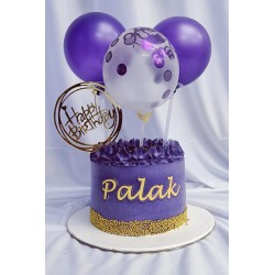 Lavender ballon Cake