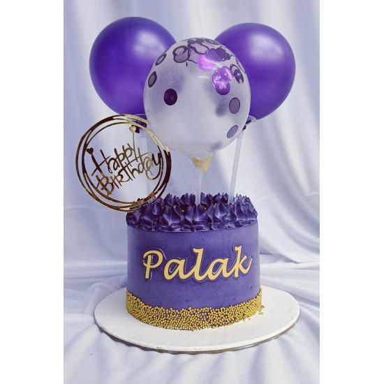 Lavender ballon Cake