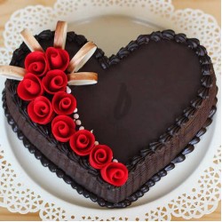 Lovely heartshape cake