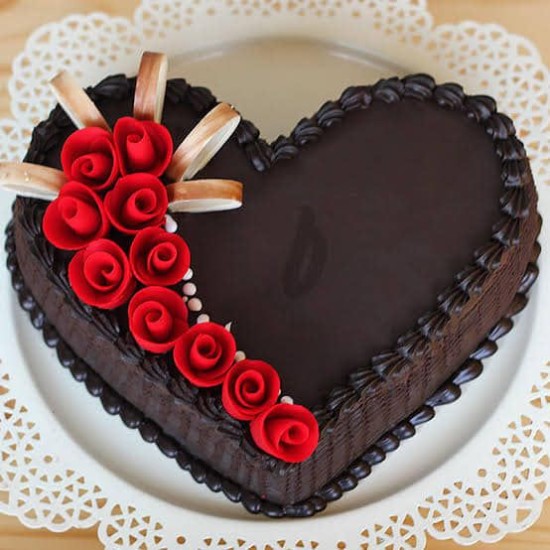 Lovely heartshape cake