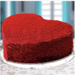 Redvelvet Heartly cake