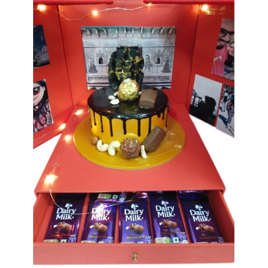 Memorable Surprise Box Cake