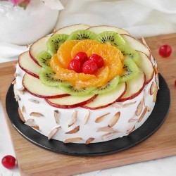 Almond Fresh fruit cake