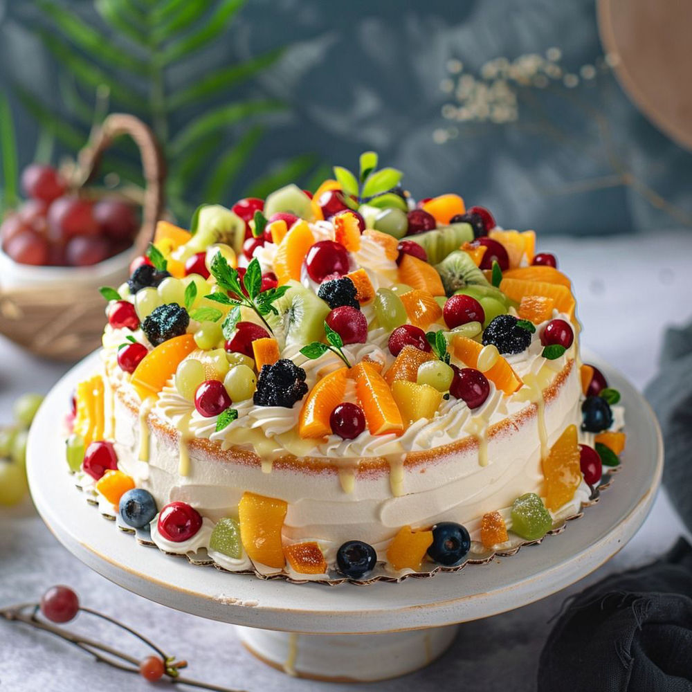 FRESH FRUIT CAKE