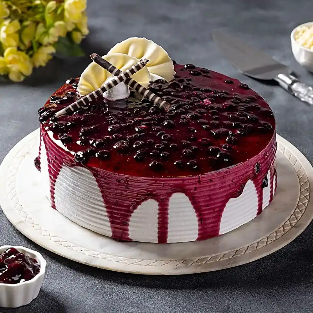 Blueberry Cloud Cake