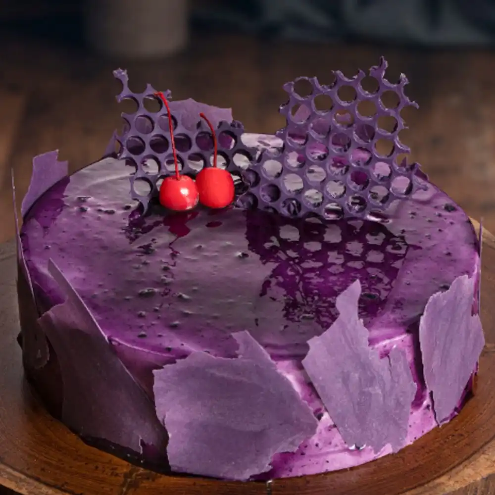 Blueberry Velvet Cake