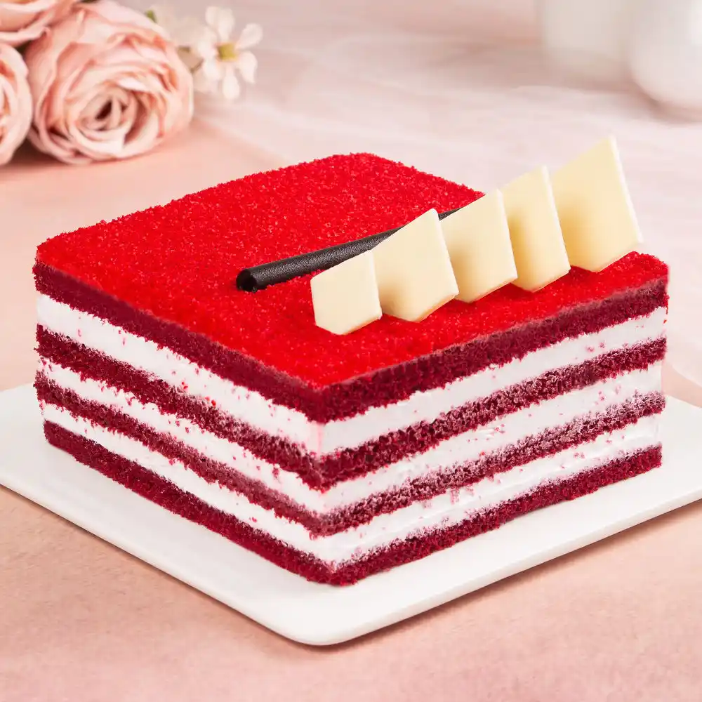 Classic Red Velvet Square