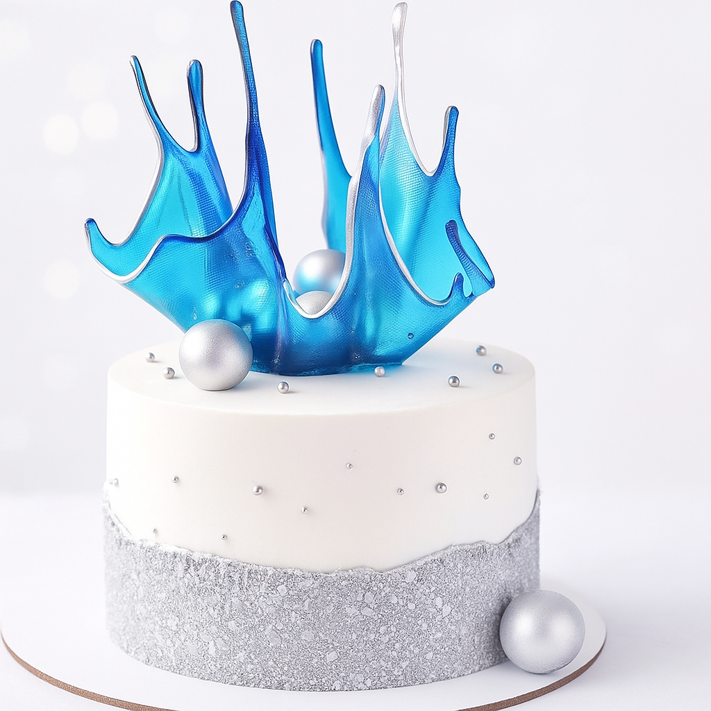 Crystal Frozen Glow Cake