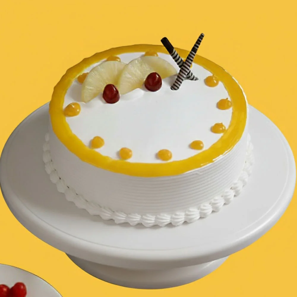 Eggless Pineapple cake
