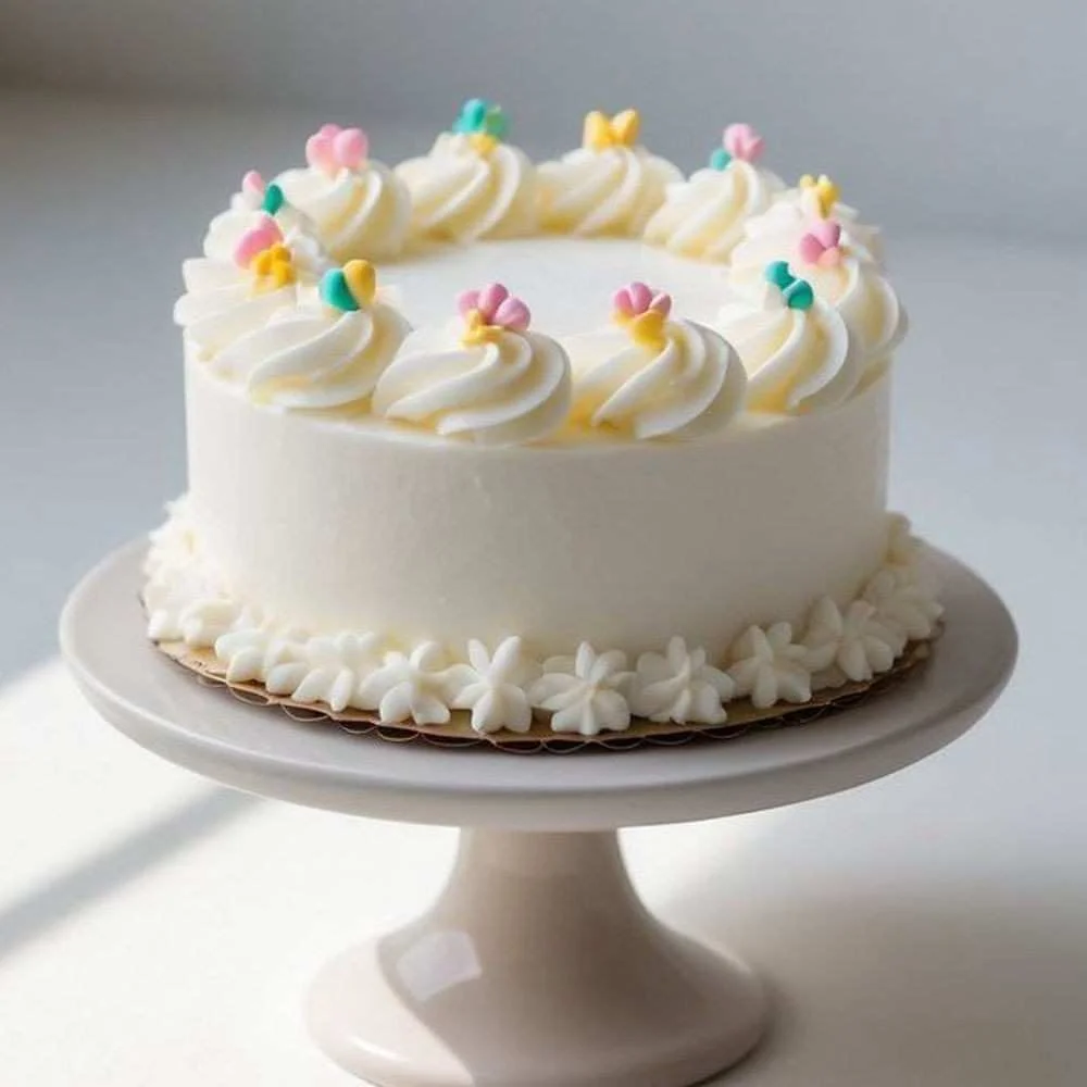 Fluffy vanilla cake