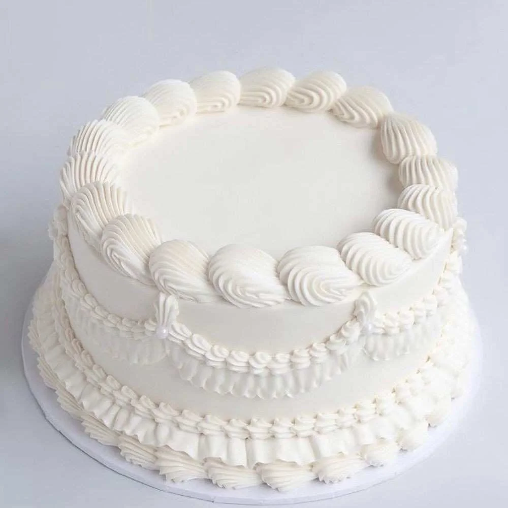 Glossy Vanilla Cake