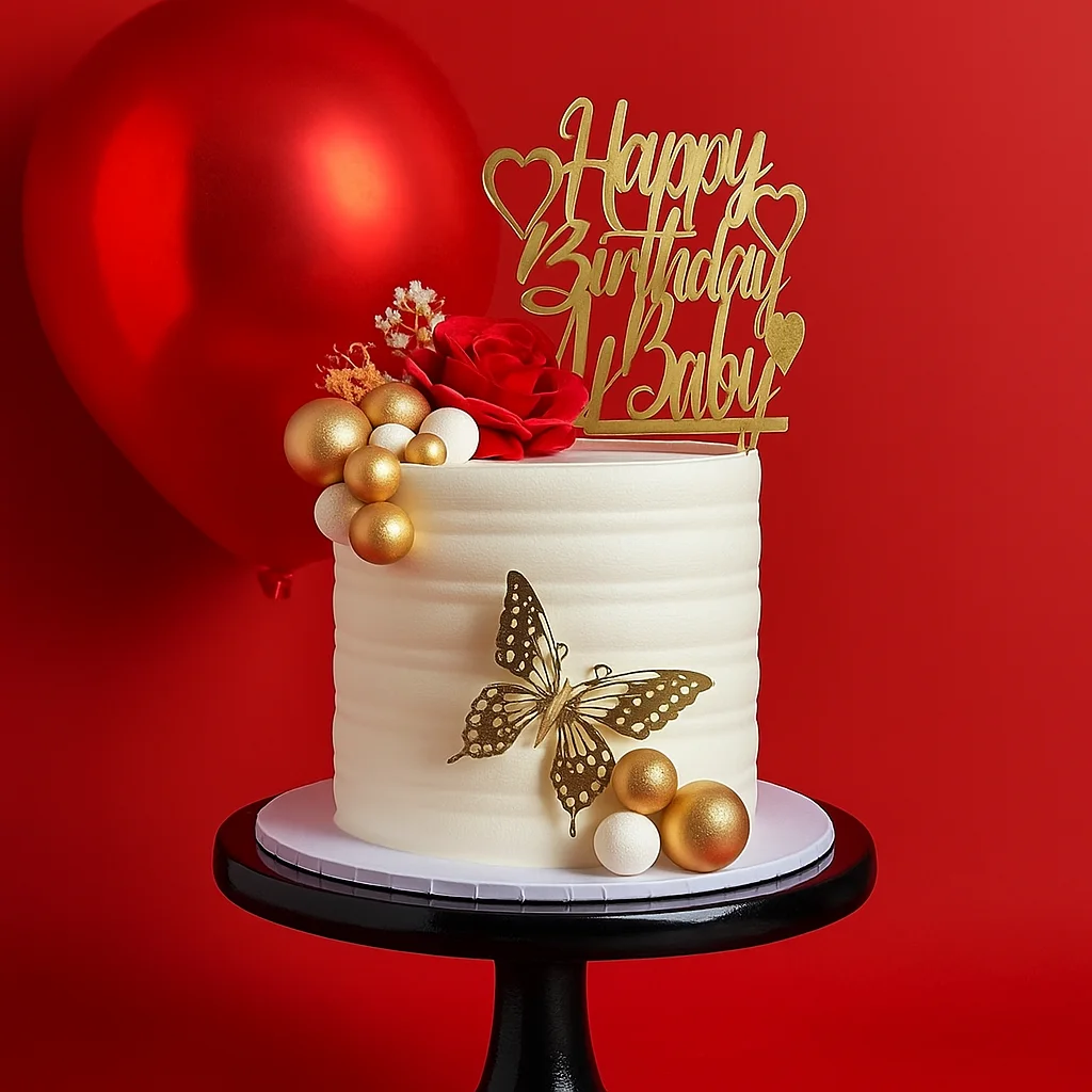 Happy Birthday Baby Cake
