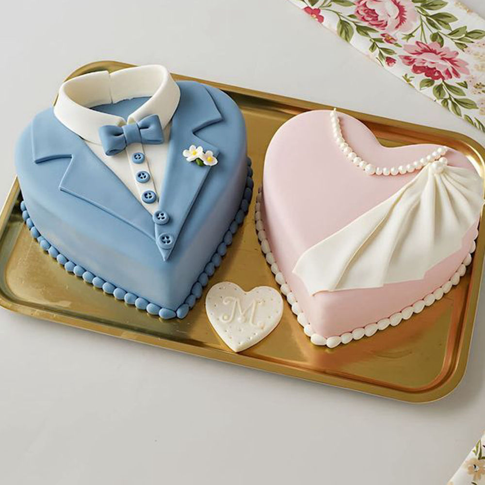 Hearts of Elegance Premium Cake