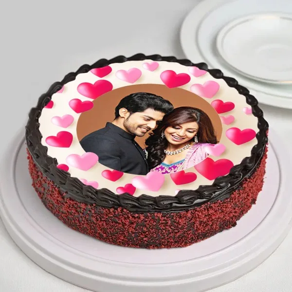 Little Hearts Photo cake