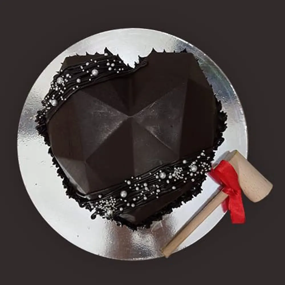 Midnight Choco Pinata cake