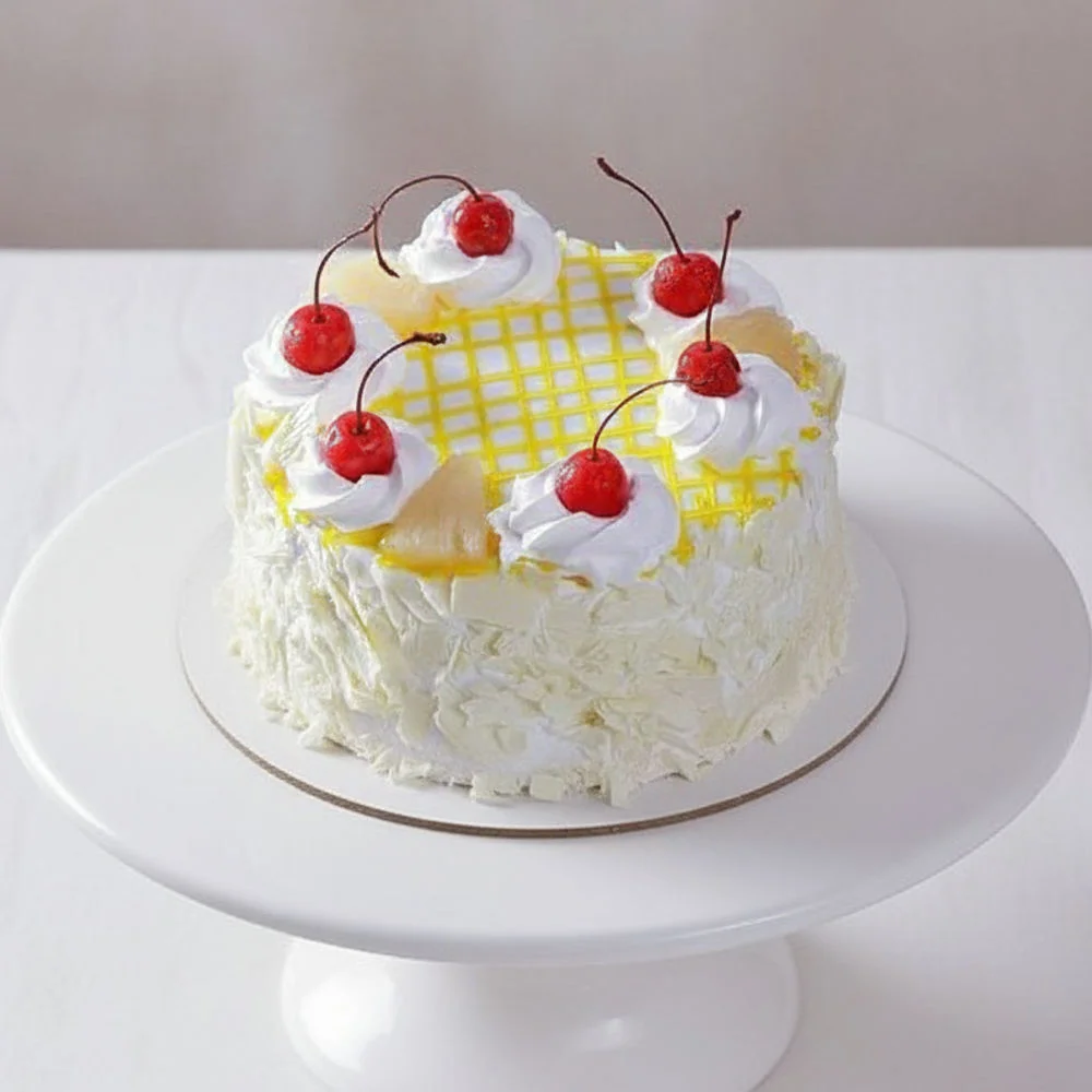 Pineapple cherries cake