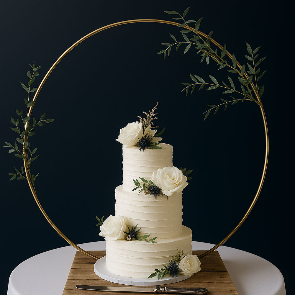 Rustic Elegance Wedding Cake