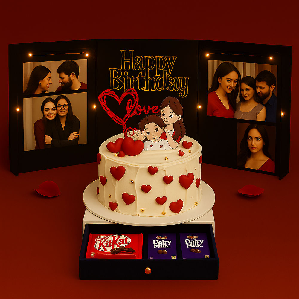 Sweetheart Surprise Cake