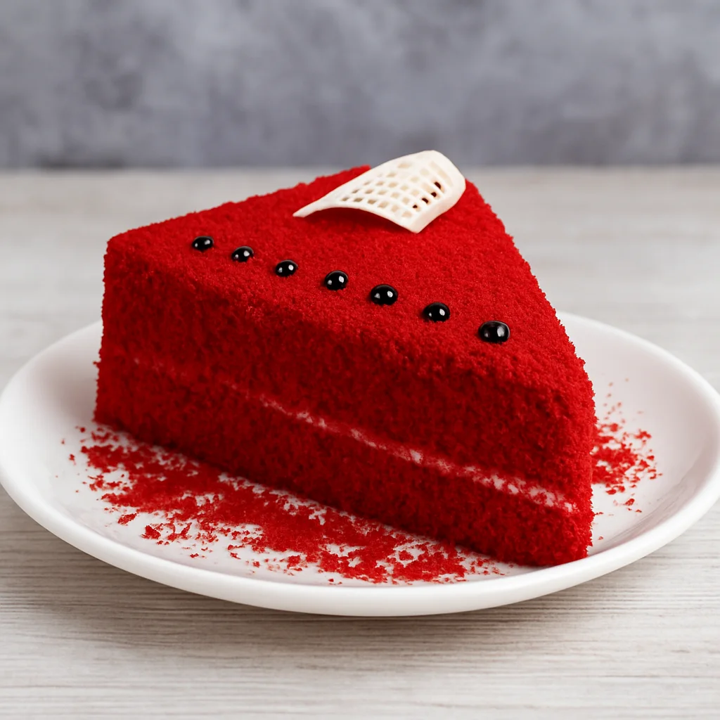 Triangle Redvelvet cake